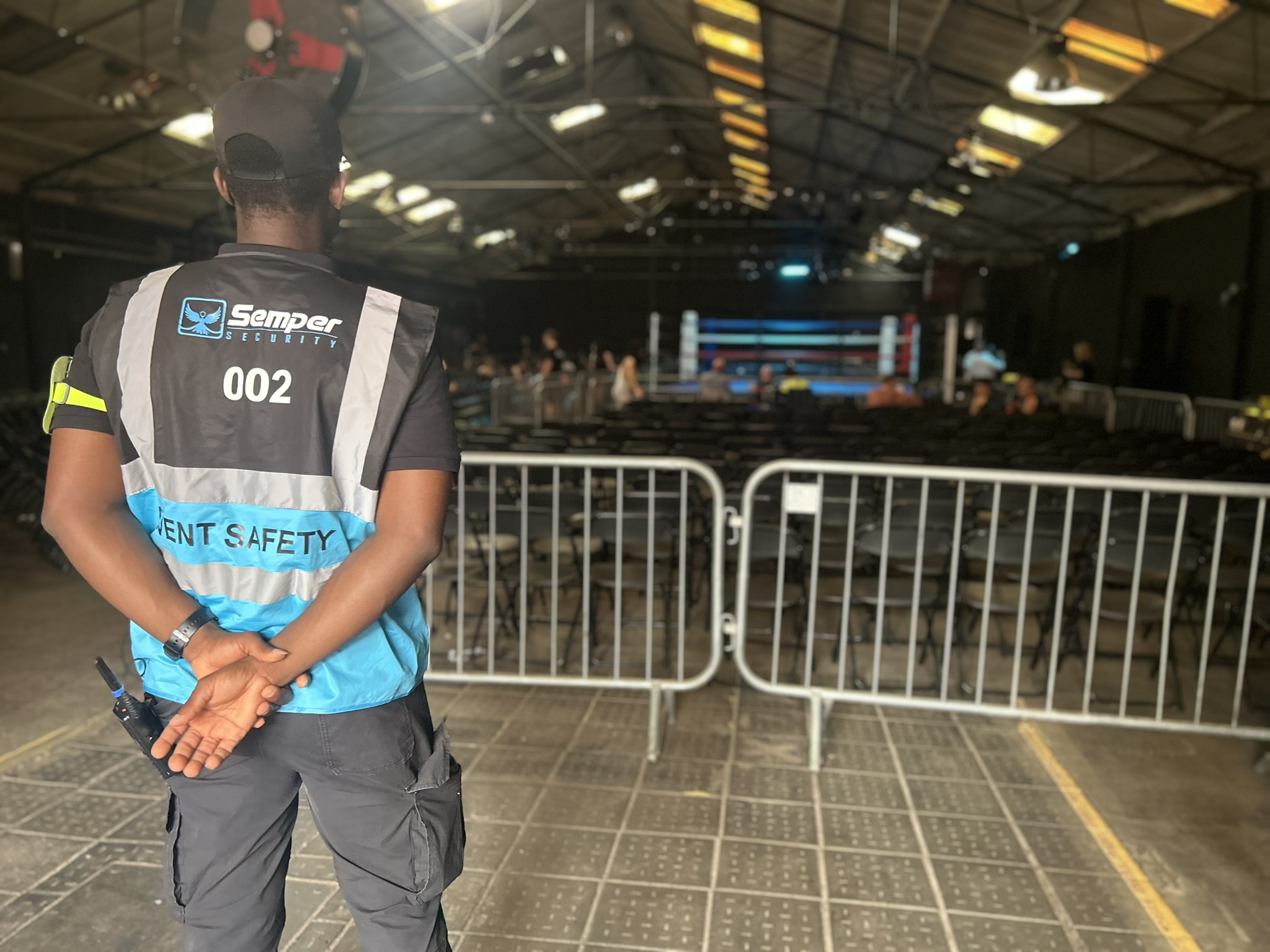 Semper Security event safety officer providing event security and crowd management